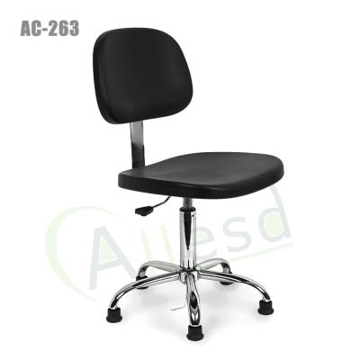 China 360 ° draaibare ESD antistatische stoel PU voor ergonomische Lab Office Cleanroom Te koop
