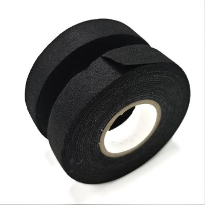 China Black Super Viscosity Automotive Wiring Harness Tape For Automobile Industry for sale