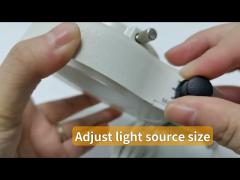White ESD LED Microscope Ring Light For Stereo Microscope