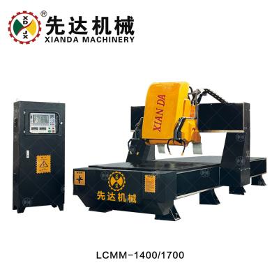 China Máquina de corte de pedra linear 15kw do perfil de 3 linhas centrais à venda