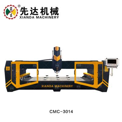 China Máquina fazendo à máquina do CNC de 3 linhas centrais para 2D 3D Art Shapes Stone à venda