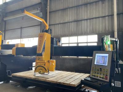 China 5 Axis Bridge Stone Edge Cutting Machine For Cutting And Shaping Granite en venta