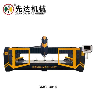 China Máquina de mecanizado CNC de 3 ejes para formas de arte 2D 3D piedra, cocina, mostrador en venta