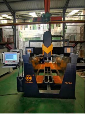 China Precision Electric 4 Axis Column Stone Carving CNC Machine for sale