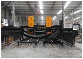 China Dual beam bridge type linear cutting and milling machine for sale
