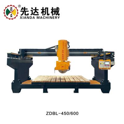 China Máquina de corte de losas de piedra CNC 15/18.5kw Motor principal 0-90/0-360° Ángulo de rotación en venta