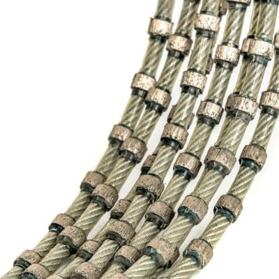 Chine Le habillage de bloc de granit usine Diamond Wire Saw Rope Diamond que le câble a vu 11mm à vendre