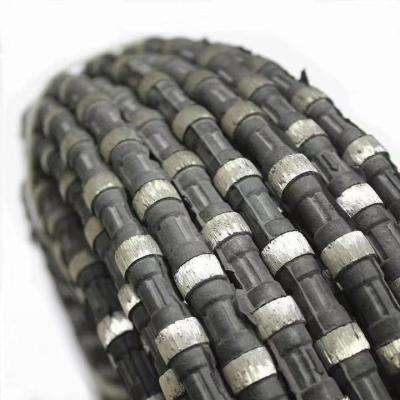 China Hard Marble Cutting Stone Diamond Wire Saw 11.5mm 20-30m/S for sale