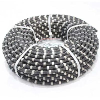 China Hard Marble Cutting Stone Diamond Wire Saw 11.5mm 20-30m/S Rock Cutting Rope for sale