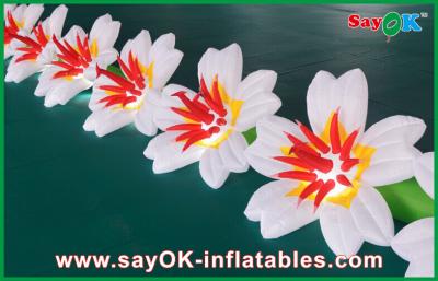 China Durable Inflatable Flowers Wedding With Changing Led Lights Custom Design for sale
