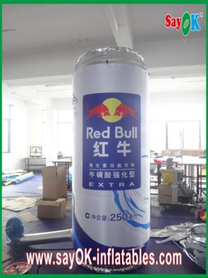 China El modelo inflable incombustible de la lata de cerveza bebe la botella en el paño fuerte de Oxford en venta