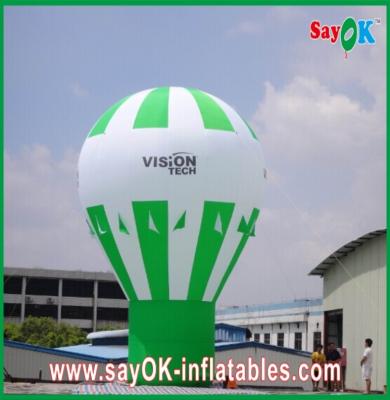 China Green Ground Advertising Balloons Custom Inflatable Products Rainbow Design for sale