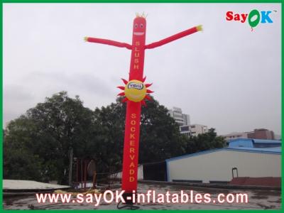 China Dancing Air Puppets Inflatable Air Dancer / Attractive Mini Inflatable Smile Air Tube Man For Wedding for sale