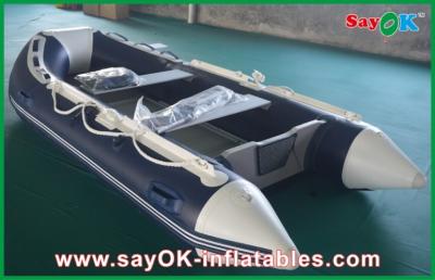 China Rigid Hull Fiberglass Small Inflatable Boats With Heavy Duty Aluminum Floor for sale