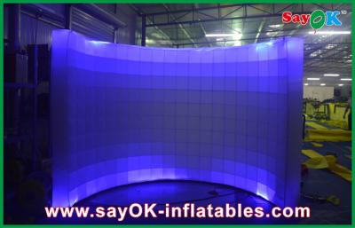 China Inflatable Photo Booth Hire Events / Promotion Curved Wall Mobile Photo Booth L3 X W1.5 X H2m for sale