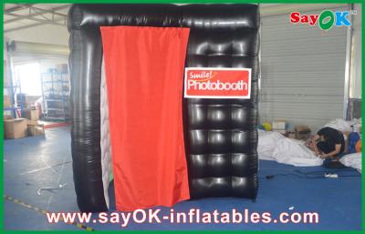 China Photo Booth Enclosure Red Business Open Air Photo Booth Waterproof / Durable CE / UL for sale