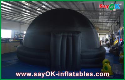 China Black Igloo Giant Inflatable Planetarium Dome Architecture For School Teaching for sale