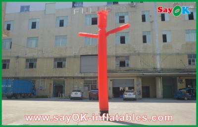 China Inflatable Waving Man Orange 5m Inflatable Dancing Man / Dancing Balloon Man Customized for sale