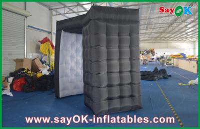 China Inflatable Photo Booth Hire Performance Grey Inflatable Photo Booth 2.4*2.4*2.5m ROHS / CE for sale