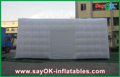 China Air Inflatable Tent Customized Big White Go Outdoors Inflatable Tent Cuve With Door for sale