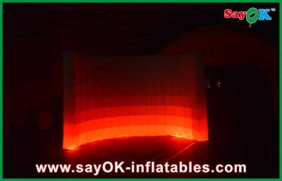 China Inflatable Party Decorations Customized Red / Blue Large Led Inflatable Walls For Stage Decoration for sale