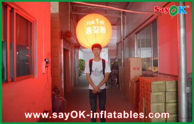 Chine Les décorations gonflables menées de Noël baladent le tissu du ballon 190T Oxford à vendre