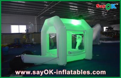 China Inflatable Photo Booth Hire Little House Led Inflatable Money Booth , Wedding Party Inflatable Booth for sale