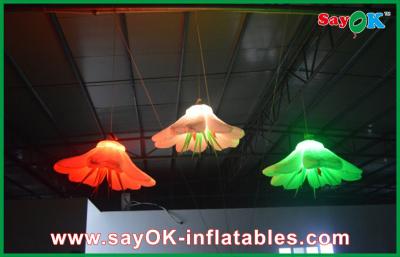 China Hanging Flower Inflatable Lighting Decoration , Inflatable Christmas Decorations for sale