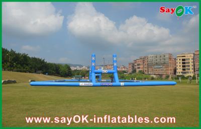 China Giant Inflatable Games Outside Inflatable Sports Games Football Field PVC Foldable Scoorball Pitch for sale