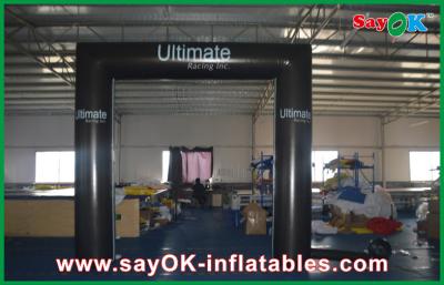 China Inflatable Start Finish Arch PVC Cube Square Inflatable Door Arch Model Waterproof Foldable Gate With Logo for sale
