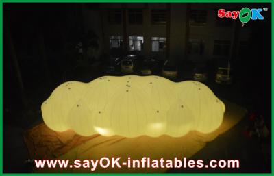 China Big LED Decoration Inflatable Helium Cloud Balloon 0.18mm PVC Material For Advertising for sale