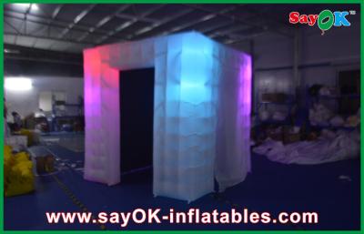 China Inflatable Photo Booth Hire Durable Lighting Blow Up Photo Booth Shopping Mall For Party for sale