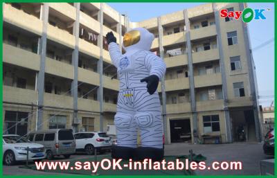 China Outdoor Advertising Inflatable Astronaut Model With LED Lights Custom Inflatable Spaceman For Decoration for sale