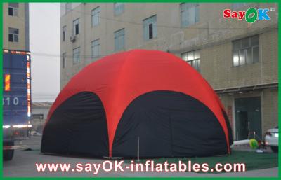 China Go Outdoors Air Tent 3 M Red Hexagon Large Outdoor Inflatable Tent PVC For Vocation for sale
