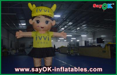 China Simulation 3D Design Inflatable Cartoon Characters Printing Logo For Outdoor for sale