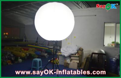 China Stand White Inflatable Lighting Decoration Air Balloons For Advertising Of Business for sale