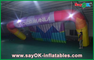 China Inflatable Work Tent Outdoor Advertising Air Inflatable Tent Printed Logo High Tear Strength Inflatable Family Tent for sale