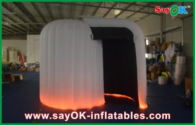 China Inflatable Photo Studio Snail Folding Inflatable Photo Booth LED Waterproof For Rental Business for sale