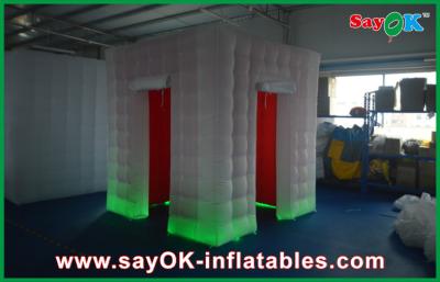 China Photo Booth Led Lights Eco - Friendly Inflatable Photo Booth , Wedding Decoration Photobooth Shell  for sale