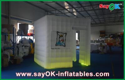 China Inflatable Photo Booth Rental Event Decorative Inflatale Lighting Photo Booth Equipment For Rental for sale