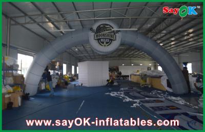 China Inflatable Arch Rental White  Hangout  Inflatable Entrance Advertising Arch / Inflatable Arch Rental With Oxford Cloth for sale
