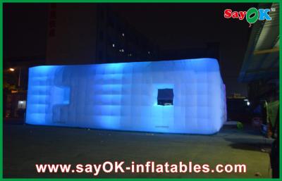 Chine Cabine gonflable de photo de tente d'hôtel de luxe de douche pour annoncer/extérieur menés par tente gonflable à vendre
