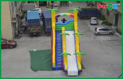 China Large Inflatable Slide Promo Custom Double Giant Bouncy Slide Jump And Inflatable Water Slide Park for sale