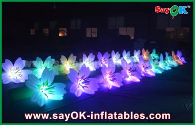 China Customize Lighting Decoration Inflatable Flower Chain Used Wedding for sale
