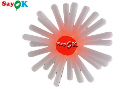 China Giant Inflatable Hanging Flower With LED Lights Multi Color Wedding Decoration for sale