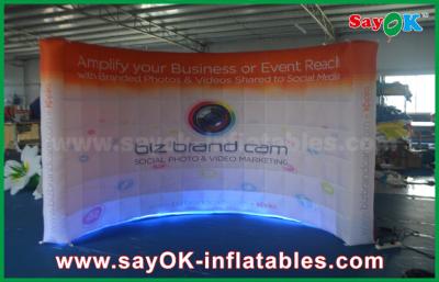 China Wedding Photo Booth Hire Customized Led Air Wall Inflatable Photo Booth Lighting Wall for sale