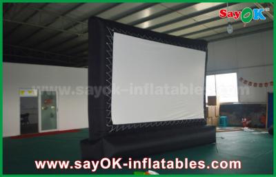 China Inflatable Cinema Screen Outdoor Giant  Inflatable Movie Screen Customized For Advertising / Amusement for sale