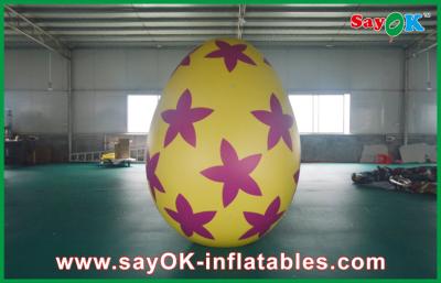 China 6m Inflatable Holiday Decorations Pvc Easter Egg Advertising Party Inflatable Eggs For Stage Props for sale