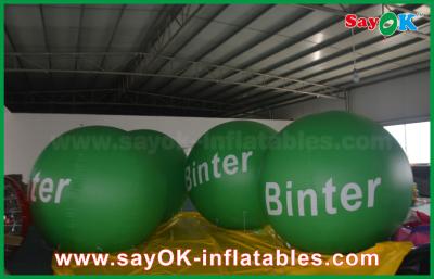 China 2.5m Green Giant Inflatable Led Helium Balloon for Advertising for sale