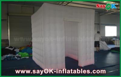 Chine 2,4 X mur gonflable de cabine de photo d'éclairage de peinture de jet de tissu de 2,4 x de 2.5m Oxford à vendre